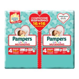 pampers baby dry mutandino doppio 4° X32