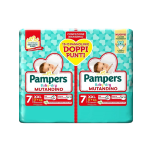 pampers baby dry mutandino doppio 7° X26