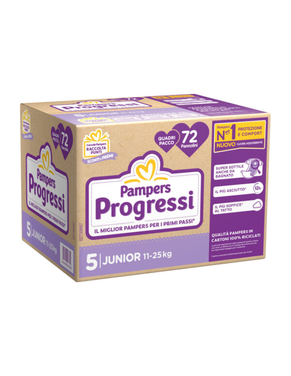 pampers progressi scatola 5° X76