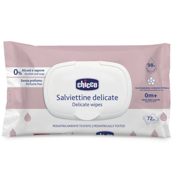 NUOVE SALVIETTE 72PZ DELICATE +PLAQUETTE