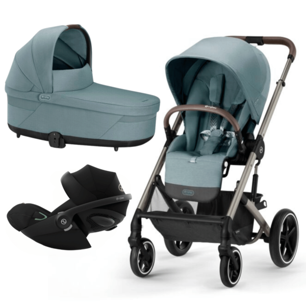 Cybex trio balios con cloud g black + adattatori