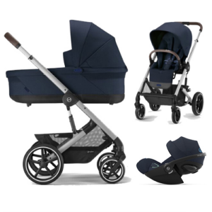 Cybex Gold Trio Balios S Lux Ocean Blue  Con Cloud G (Ocean blue)+adattatori