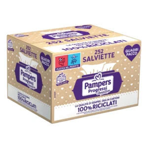 Pampers salviettine Progressi Sensitive 252 Pz PAMPERS
