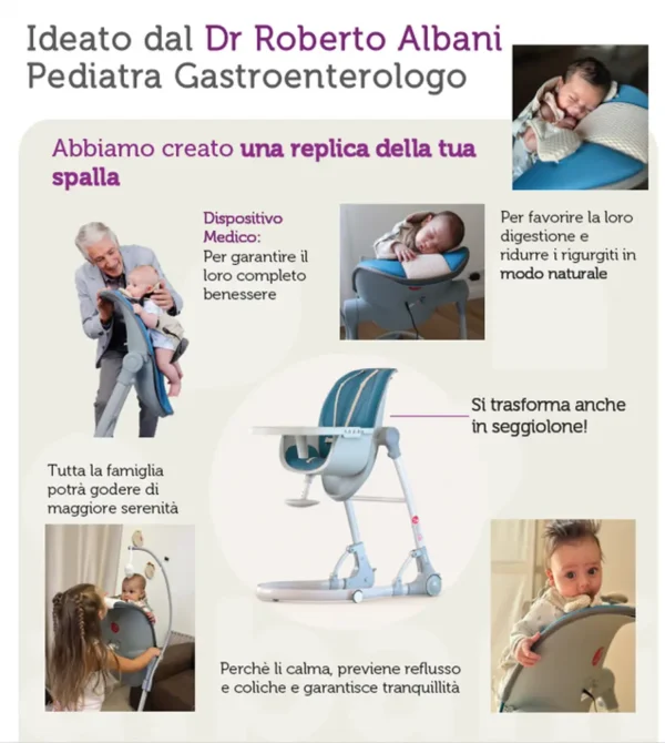 Baby Up Albani dispositivo antireflusso